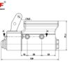 BOMBA FRENO CON DEPOSITO MEDIDAS