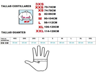 TALLA COSTILLARES KEVLAR