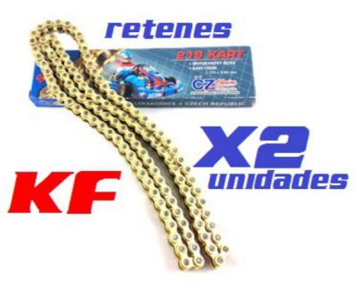 PACK 2 CADENAS RETENES CZ ALTA CALIDAD