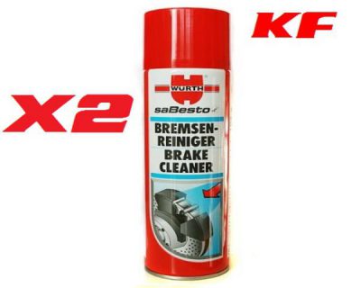 PACK 2 LIMPIADORES 500ml FRENOS WURTH
