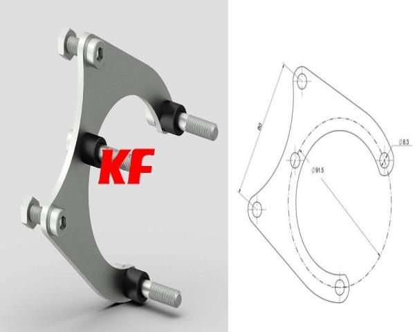 SOPORTE PINZA FRENO MA20 3F